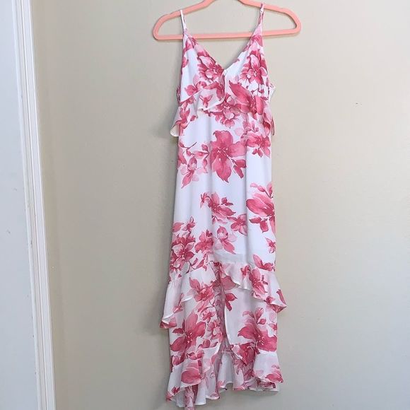 IF
BY SEA| Pink & White Floral Dress - Picture 2 of 5